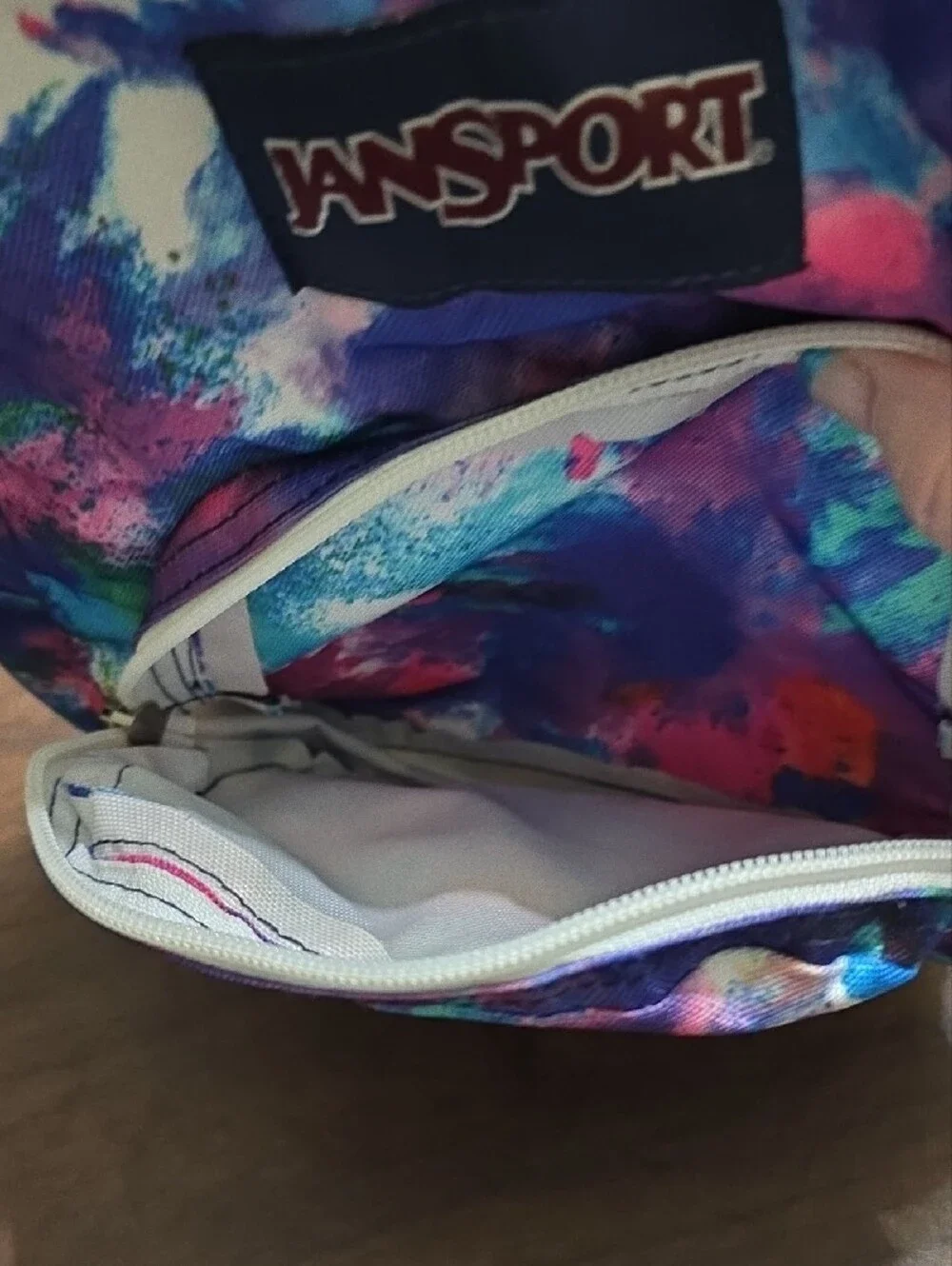 Jansport Mini Backpack in Multicolor Tie-Dye Splash